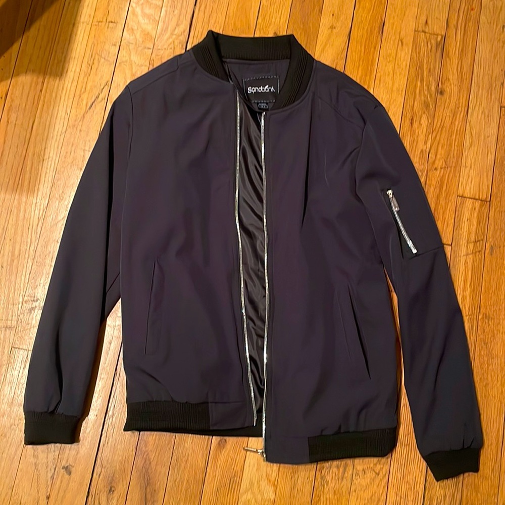 BRAND NEW Men’s Bomber Jacket Blue, Size Small
